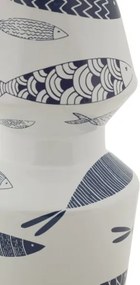 Vaso Ceramica Fish Double Cm Ø 14X34