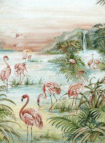 Coordonne Carta da parati panoramica Roseus - Aloe