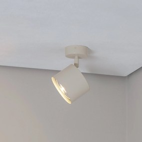 Argon Spot soffitto Chloe regolabile 1 luce, beige