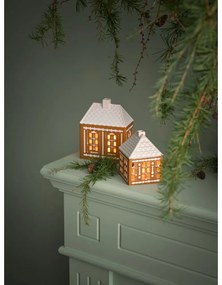 Portacandela in ceramica per lumino Gingerbread Lighthouse – Kähler Design