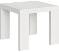 Tavolo Allungabile 90-246x90x77 cm Roxell bianco frassino