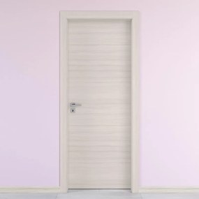 Porta interna a battente Oxford in legno colore palissandro, L 90 x H 210 cm, apertura reversibile