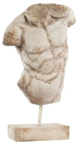 Statua Decorativa DKD Home Decor Finitura invecchiata Bianco Magnesio Busto (40 x 17 x 69 cm)