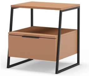 Comodino color mattone Velia - Marckeric