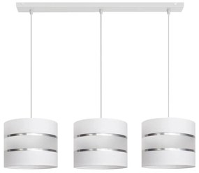 Lampadario su filo HELEN 3xE27/15W/230V bianco