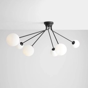 ALDEX Plafoniera 1082PL_K1, a 6 luci, nero