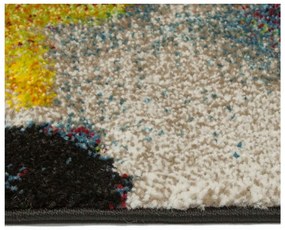 Tappeto blu e giallo , 160 x 230 cm Lienzo - Universal