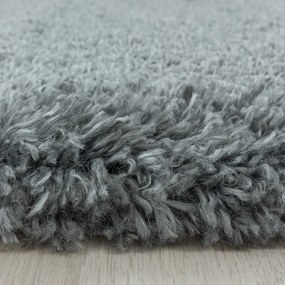 Tappeto rotondo grigio ø 80 cm Fluffy - Ayyildiz Carpets