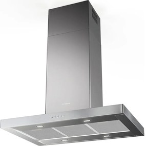 Cappa ad isola Stilo Comfort Isola X A90 FABER argento L 90 cm