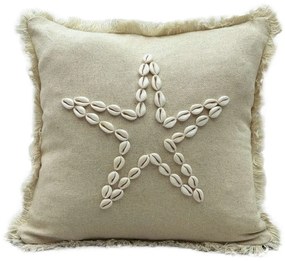 Federa decorativa in cotone 43x43 cm Seashells – Mioli Decor