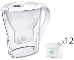 Caraffa filtrante 2,4 L Marella Brita con 12 filtri Maxtra Pro All in 1