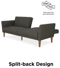 Divano letto grigio 205 cm Regal - Novogratz