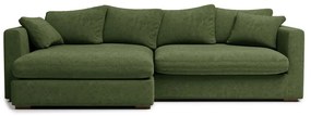 Divano angolare verde scuro (angolo sinistro) Comfy - Scandic