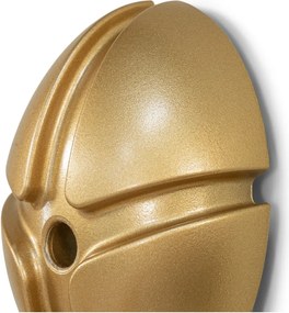 Gancio da parete dorato in plastica Tick – Spinder Design