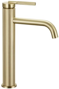 Rubinetto da lavabo Rea Argon Brush Gold high