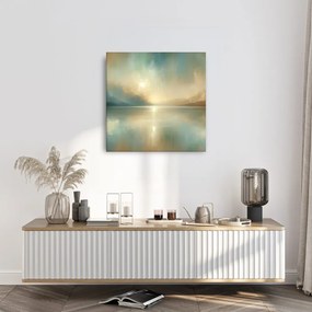 Quadro su tela – Toni delicati della natura al lago