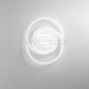 Plafoniera led cayman ovale bianca 40w 5440lm cct 48x60x6cm i-cayma...