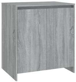 Credenze 2 pz grigio sonoma in legno multistrato