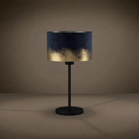 Eglo 39975 - Lampada da tavolo CASUARITA 1xE27/40W/230V blu/oro
