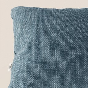 Lyon cuscino disponibile in diversi colori realizzato in morbido tessuto intrecciato impermeabile T06 azzurro