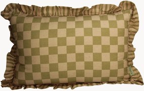Cuscino in cotone con volant Block