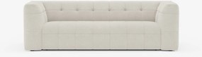 Mosaic Divano 3 e 4 posti modulare in bouclé: capitonné e design in tessuto smacchiabile T21