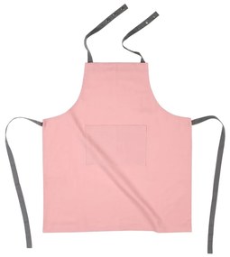 Grembiule da cucina in cotone rosa chiaro - Tiseco Home Studio