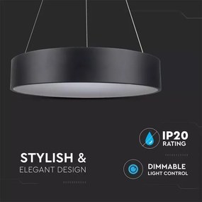 Lampadario a sospensione con filo LED dimmerabile 1xLED/20W/230V