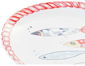 Set di Stoviglie DKD Home Decor Marino Porcellana (18 pcs)