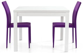 GARRETT - tavolo da pranzo moderno allungabile a libro 90 cm