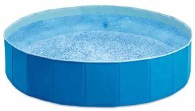 Intex - piscina fuori terra con struttura pieghevole rigida per cani azzurra 152x152x30 cm - cod. 48400np