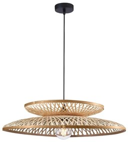 Lampadario a sospensione con filo BALI 1xE27/20W/230V diametro 60 cm bambù