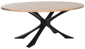 Tavolo da Pranzo DKD Home Decor Metallo Legno di acacia 200 x 110 x 76 cm