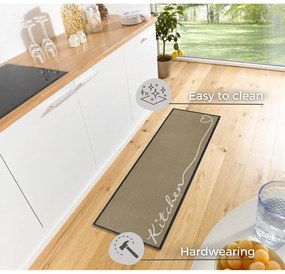 Runner da cucina beige, 50 x 150 cm Cook &amp; Clean - Zala Living