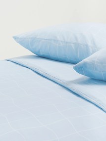 Sinsay - Set biancheria da letto in cotone - blu pallido