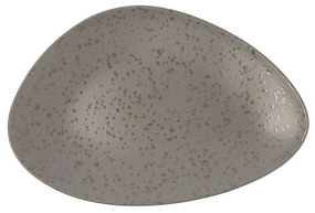 Piatto Piano Ariane Oxide Triangolare Ceramica Grigio (Ø 29 cm) (6 Unità)