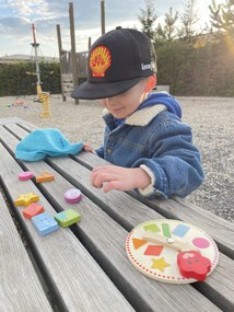 Gioco di riconoscimento tattile - forme e colori