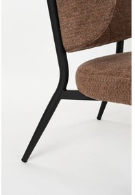 Poltrona arancio-marrone Sanne - White Label