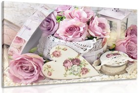 Stampa su tela – Stile romantico vintage