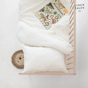 Biancheria da letto per bambini per letto singolo 140x200 cm White - Linen Tales