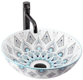 Lavabo da appoggio Rea Mandala