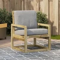 Sedia da Giardino 57,5x63x76 cm in Legno Impregnato di Pino 832551