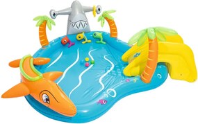 Piscina Con Giochi Gonfiabile Sea Life +2 Anni - cm.280x257x87 - peso Kg.5,900 (art.53067)