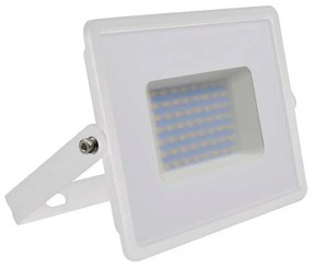 Faro Led Flood Light 50W 4300lm IP65 Slim 198X167X28mm Carcassa Bianca Luce 6500K SKU-215963