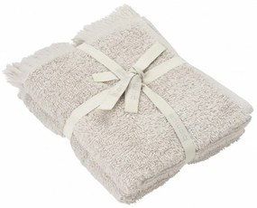 Set di 2 asciugamani in cotone crema 30x50 cm Frino - Blomus