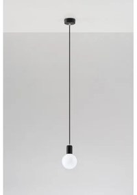 Lampadario a sospensione con filo EDISON 1xE27/60W/230V nero