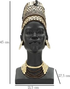 Donna Masai Turbante Cm 21,5X27,5X45