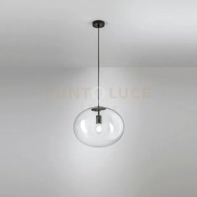 Lampadario a sospensione galaxy nera 1 luce attacco e27 40x155cm in...