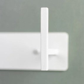 Attaccapanni da parete bianco in metallo 44 cm Chapman – Spinder Design