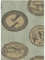 Cole & Son Carta da parati Matrinah - Gold/ Olive